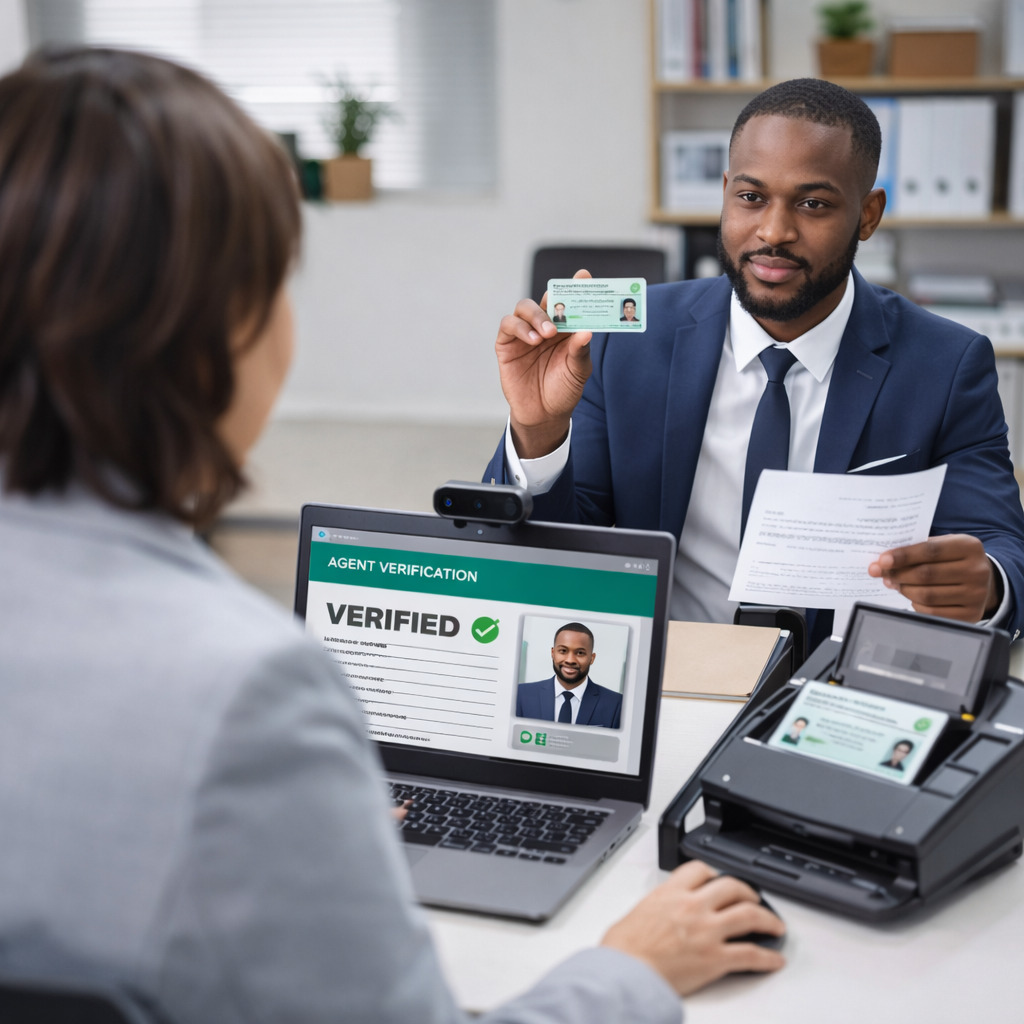Agent verification process